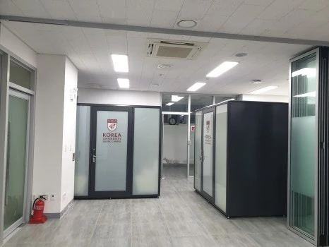 고려대학교 세종학생상담센터 공간에 배치된 콜라박스 방음부스