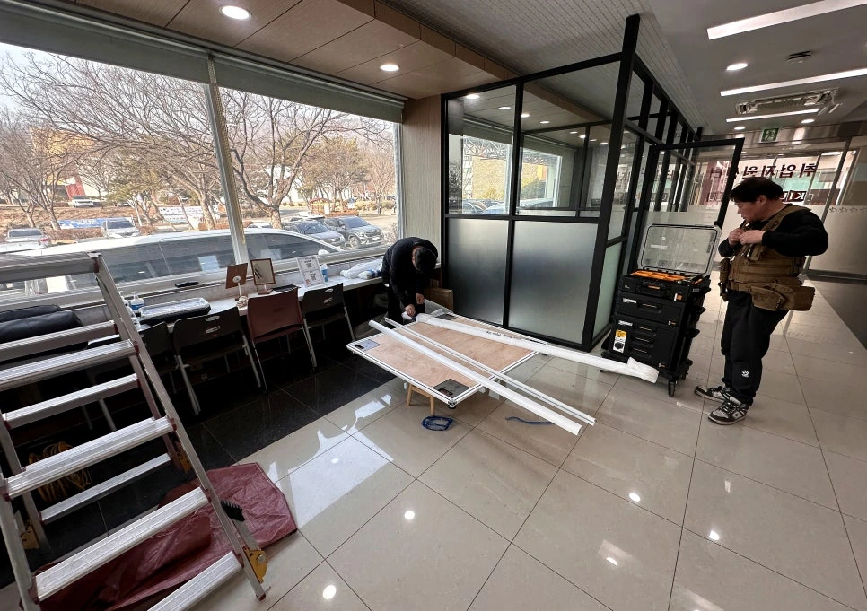 경일대학교 콜라박스 조립식 방음부스 설치 현장