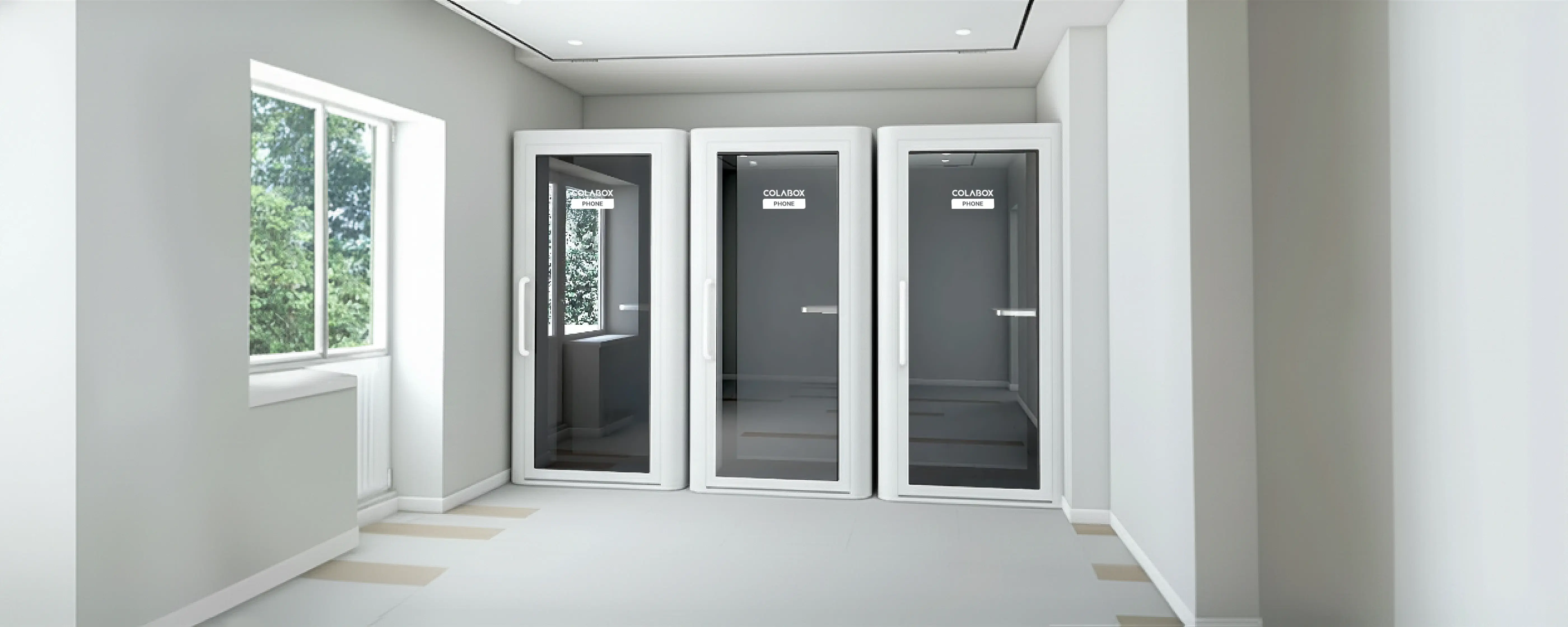 공간활용 최적화된 프라이빗 부스 COLABOX Phone